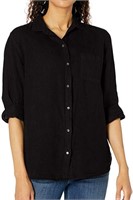 Womens Mulholland Linen Shirt sz XL