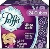 Puffs Ultra Soft & Strong Facial Tissues 24 Pack