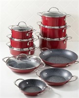 Curtis Stone Dura-Pan 17-Piece Cookware Set