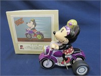 Minnie Mouse Wind Up Bike Toy