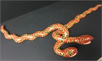 Santa Fe Folk Art Red &  Black Entwined Snakes