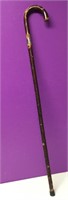 Antique Walking Stick Cane Sterling Silver Collar