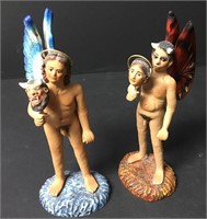 Tlaquepaque Pottery Pablo Goche Angel/Devil Figure