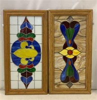 2 Stain Glass Frames