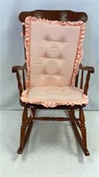 Rocking Chair With Peach Cushion*
