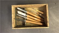 Craftsman Chisels In Wood Box