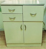 Vintage Kitchen Metal Cabinet