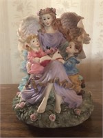 Guardian angel musical figurine