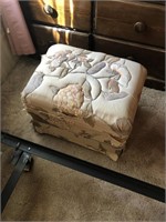 Cloth covered Hassock