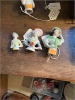 3 Antique Needlepoint Dolls