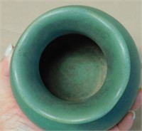 Teco Pottery Fritz Albert Bulbous Form Vase.