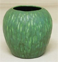 Hampshire Pottery Texture Matte Green Vase.