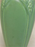 Rookwood Floral Accented Matte Green Vase.