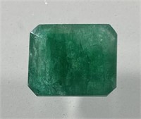 Certified 7.80 Cts Natural  Emerald