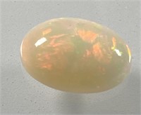 Certified 4.40 Cts Natural Ethiopian Fire Opal