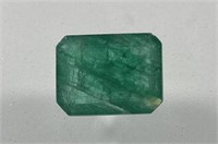 Certified 6.55 Cts Natural Emerald