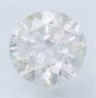 Certified 1.06 ct Round Brilliant Diamond G/SI3