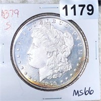 1879-S Morgan Silver Dollar SUPERB GEM BU