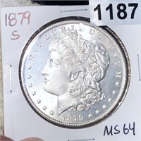 1879-S Morgan Silver Dollar CHOICE BU