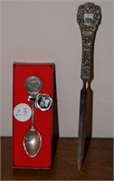 Thespian Hall Boonville Sterling Spoon & Letter Op
