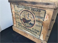 Mayflower Brand Cape Cod Cranberries crate