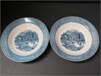 Currier & Ives Plates