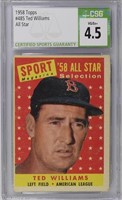1958 Topps 485 All Star Ted Williams