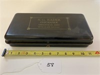 S.G. Rader Document Box