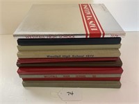 10 Westfall HS Yearbooks, 60's-70's