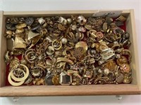 Large Grouping of Clip on Earrings