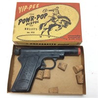 1949 YIP-PEE POW’R-POP PISTOL #450 w ORIGINAL BOX