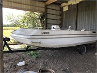 Kayto  Boat With 35 Johnson Motor And Trailer