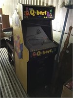 Q Bert Arcade Game Unknown If Works, No Key