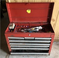Toolbox And Contents. Bottom Drawer Hard To Open