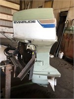 Evinrude Triumph 70 Motor And Stand