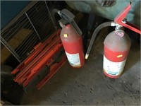 Fire Extinguishers And Emergency Triangles