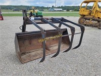 bucket with grapple attachment,