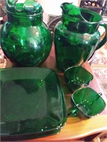 Green pitchers plus more