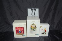 Hallmark Keepsake Peanut Ornaments (2009, 09')