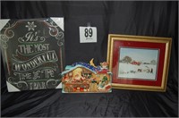 Framed Prints and Wooden Animated Christmas Music