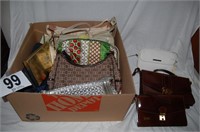 Box Lot of Misc. Purses