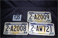 1978 Tennessee License Plates