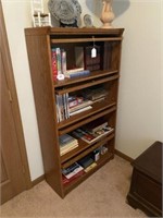 Reproduction Oak 4 Door Bookcase, 60"W 33"W