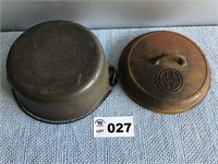 GRISWOLD #8 DUTCH OVEN W LID