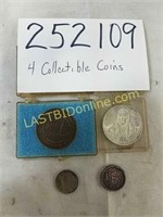 4 Collectible Coins