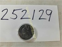 1859 Seated Liberty Half Dollar coin