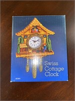 Vintage Swiss Cottage Clock
