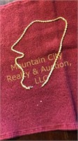 18” 14K braided chain necklace