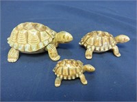 Wade England Porcelain Lot of 3 Turtles