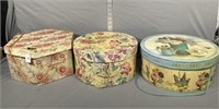 Floral Hat Boxes